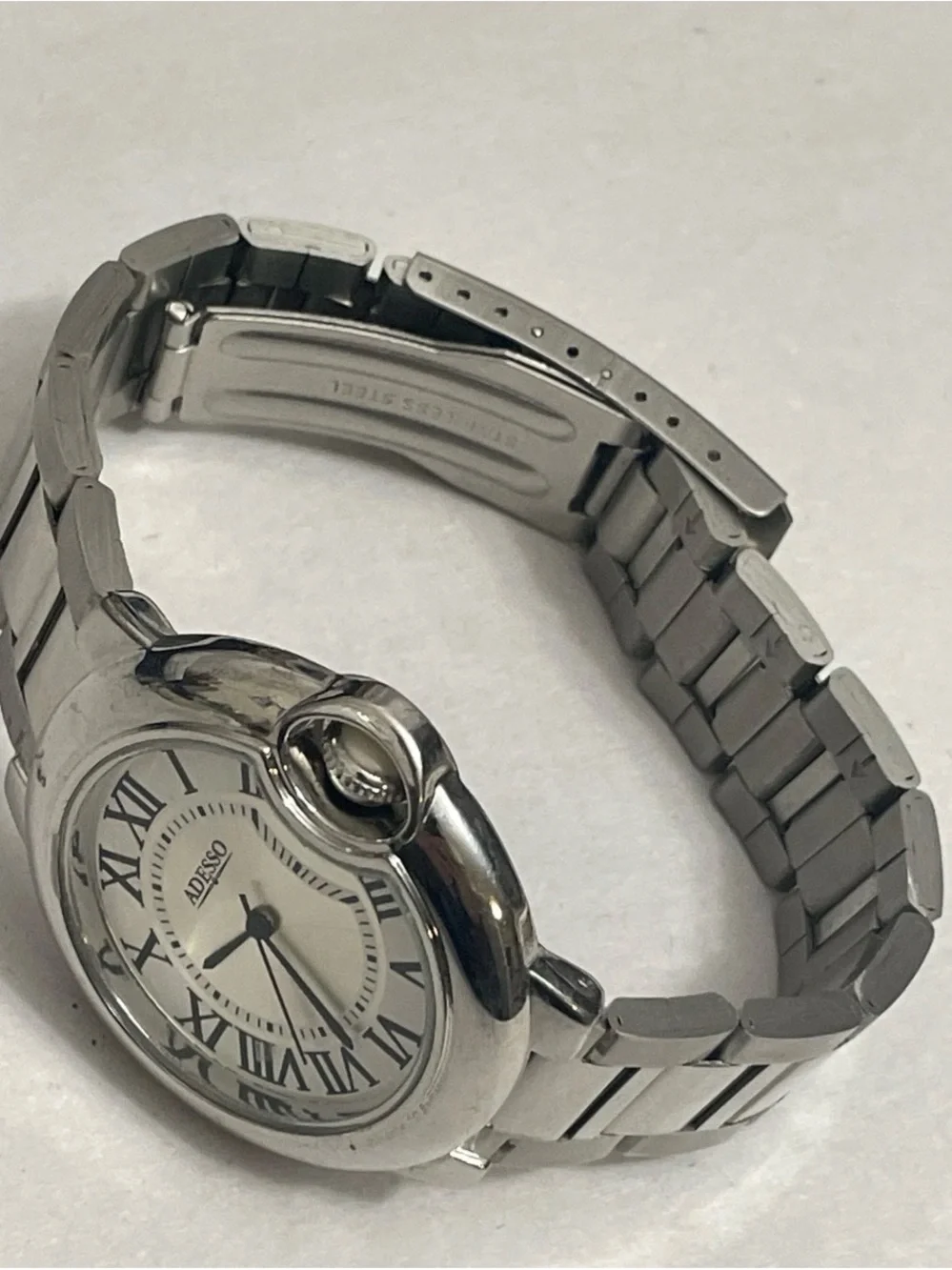 Art Deco Roman Adesso Neuvoux Stainless Men's 40mm Dress Automatic Watch